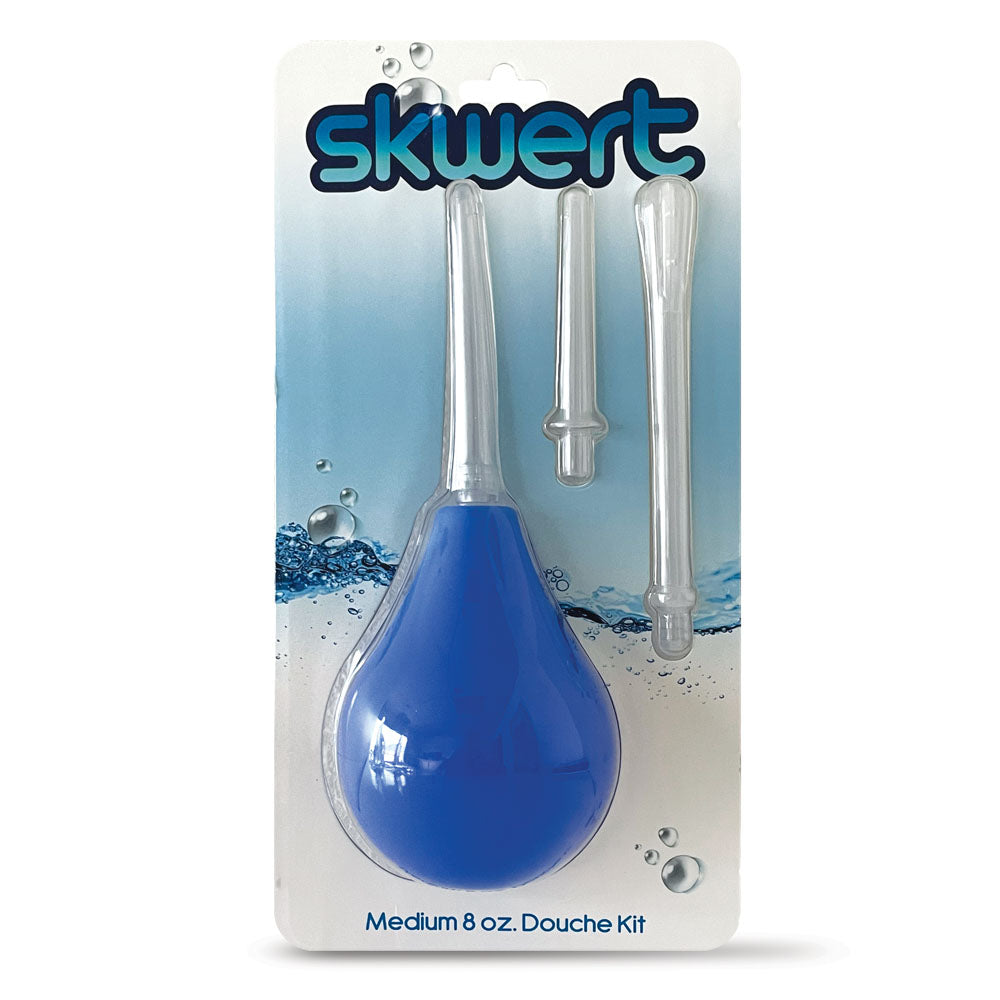 Skwert Medium 8 oz Douche Kit - Blue 240 ml Unisex Douche Kit C1 Releasing